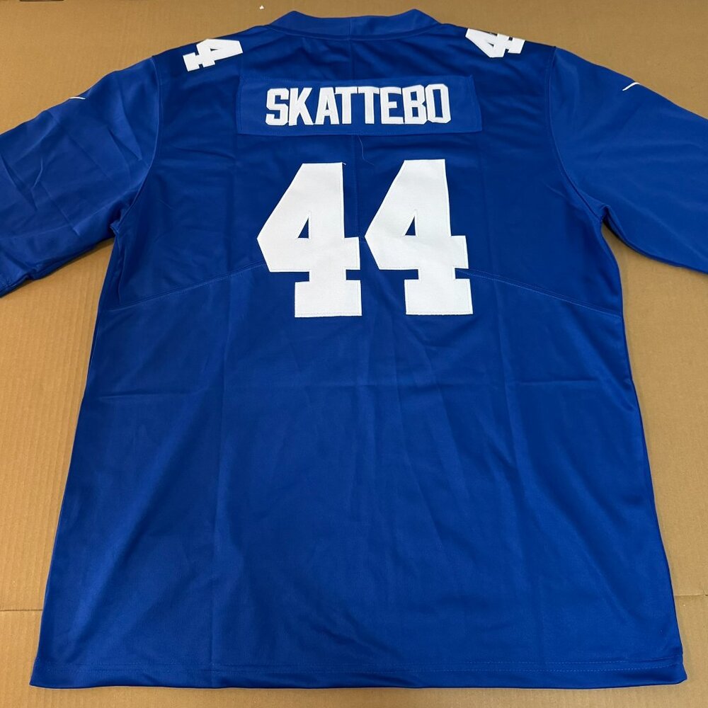 Cam Skattebo New York Giants Nike Royal Team Game Player Jersey Size XL - Picture 3 of 4